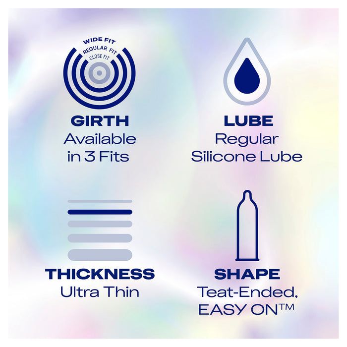 Durex Invisible Regular Fit Condoms 10 Pack