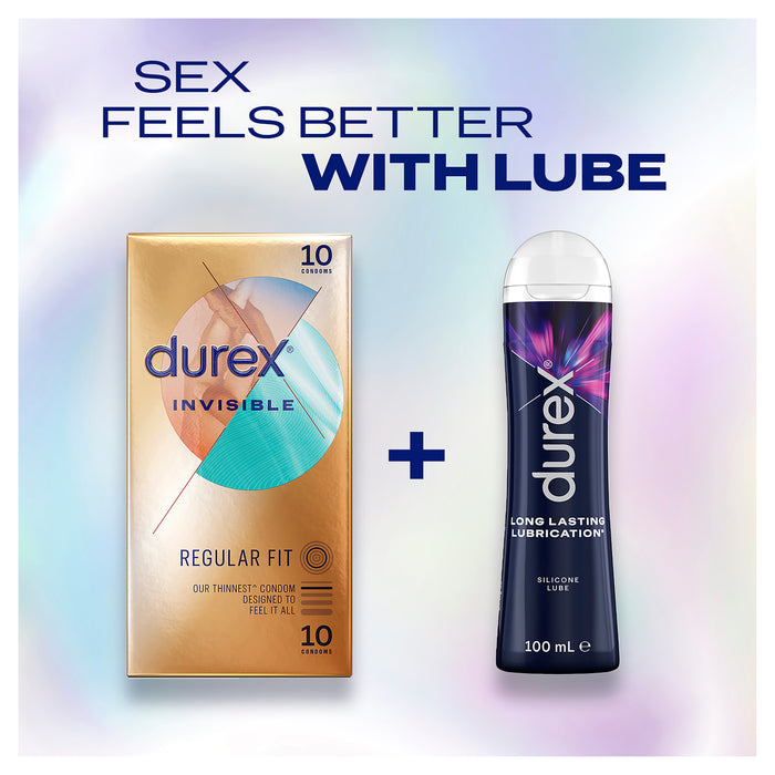 Durex Invisible Regular Fit Condoms 10 Pack