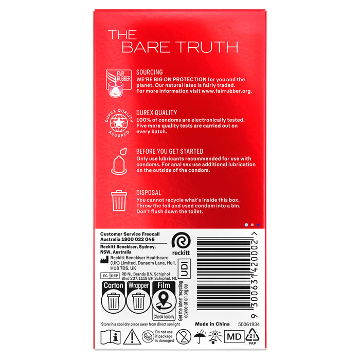 Durex Thin Feel Condom 10pk