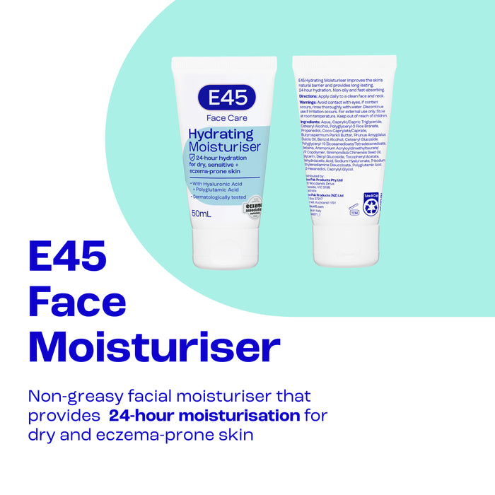 E45 Face Moisturiser 50ml.