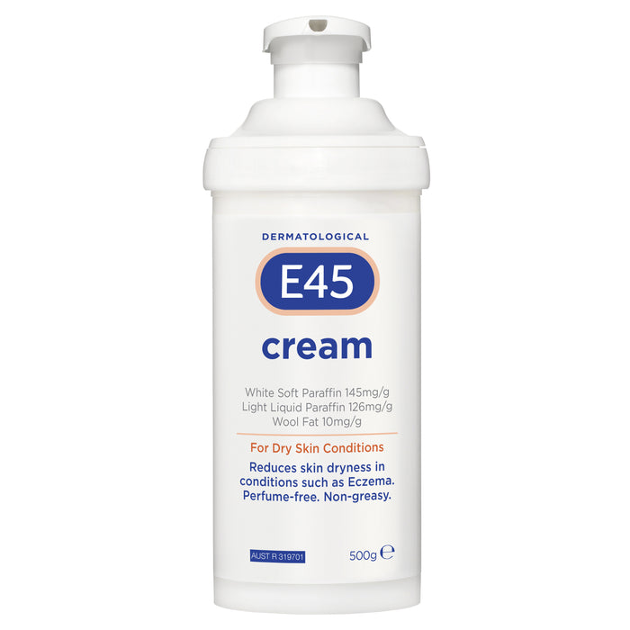 E45 Cream Pump 500g