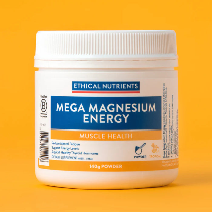 Ethical Nutrients Megazorb Magnesium Energy & Stress 140g