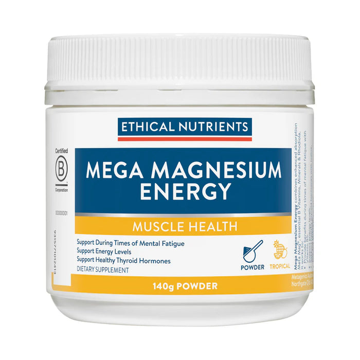 Ethical Nutrients Megazorb Magnesium Energy & Stress 140g