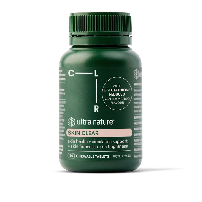 Ultra Nature Skin Clear 30 Chewable Tablets