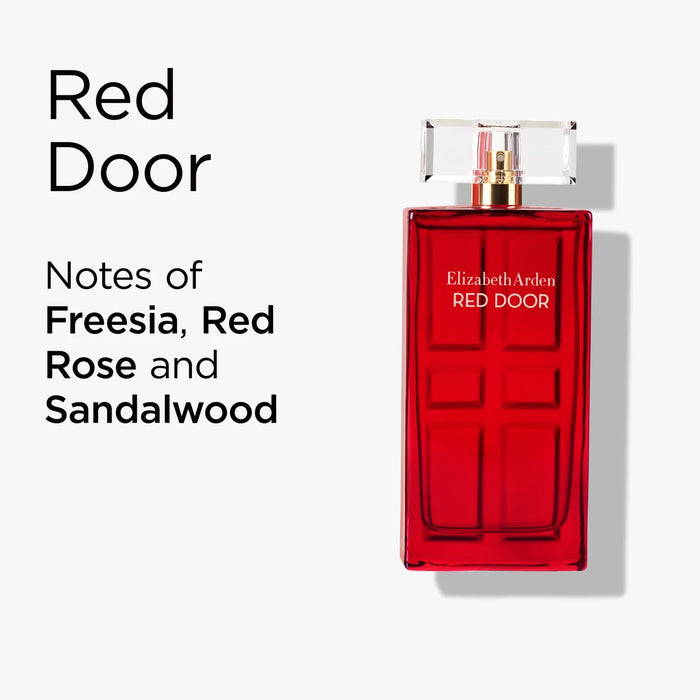 Elizabeth Arden New York Red Door 3 Piece Gift Set 100ml EDT+Shower Gel 100ml & Body Lotion 100ml