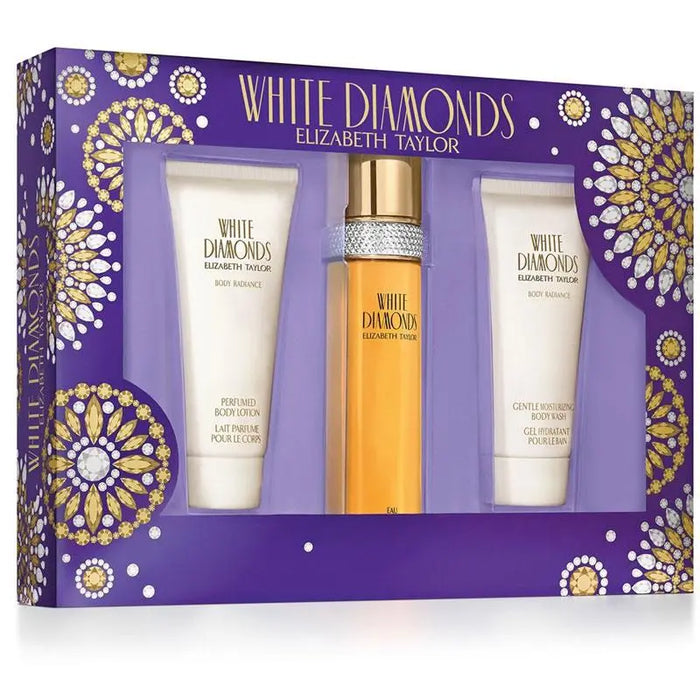 Elizabeth Taylor White Diamonds EDT 100ml 3 Piece