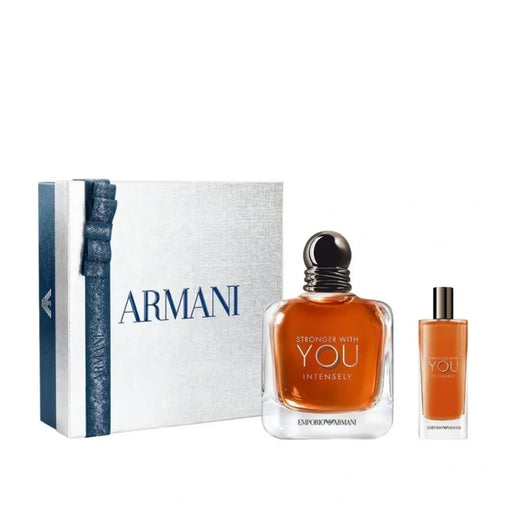 Emporio Armani Stronger With You Intensely EDP Intense 100ml & EDP Intense 15ml Gift Set.