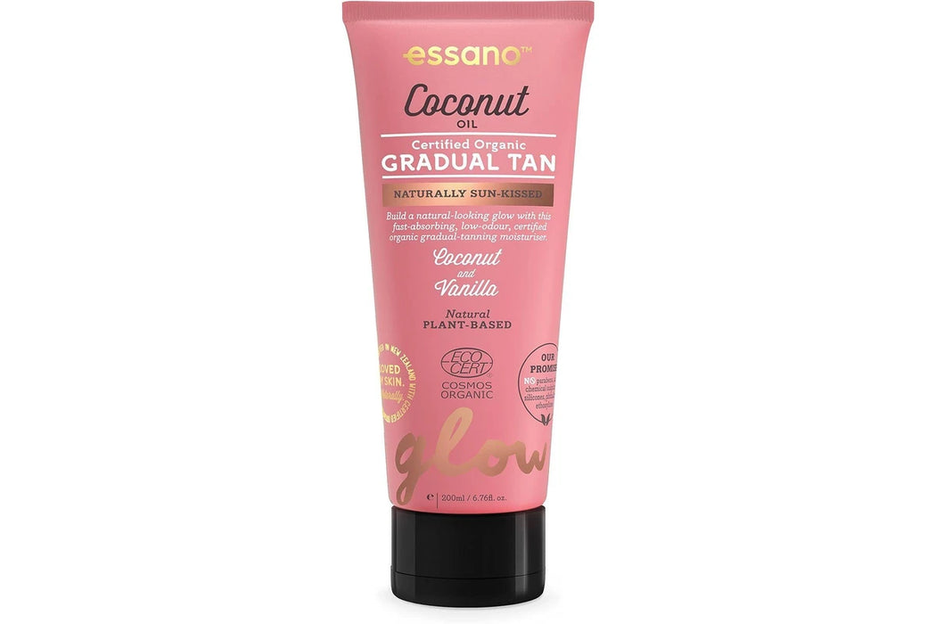 Essano Certified Organic Gradual Tan Coconut & Vanilla 200ml.