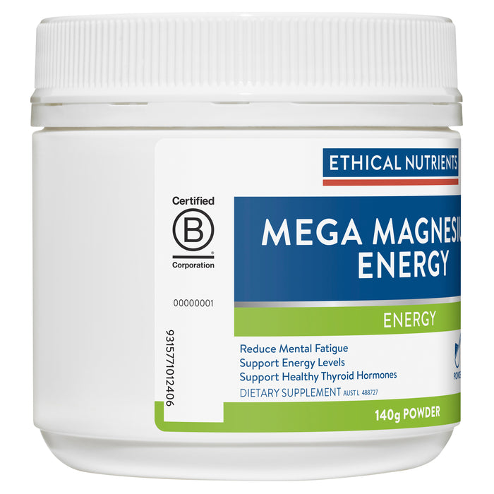 Ethical Nutrients Megazorb Magnesium Energy 140g