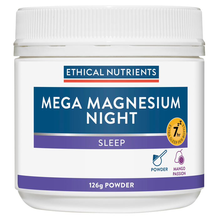 Ethical Nutrients Mega Magnesium Night Powder 126g