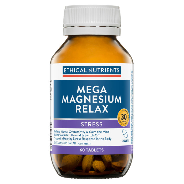 Ethical Nutrients Mega Magnesium Relax  60 Tablets