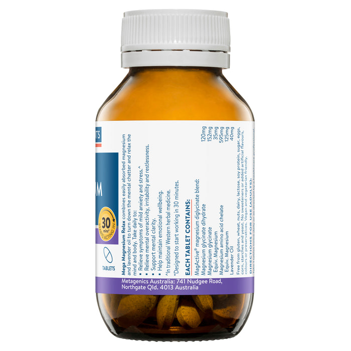 Ethical Nutrients Mega Magnesium Relax  60 Tablets