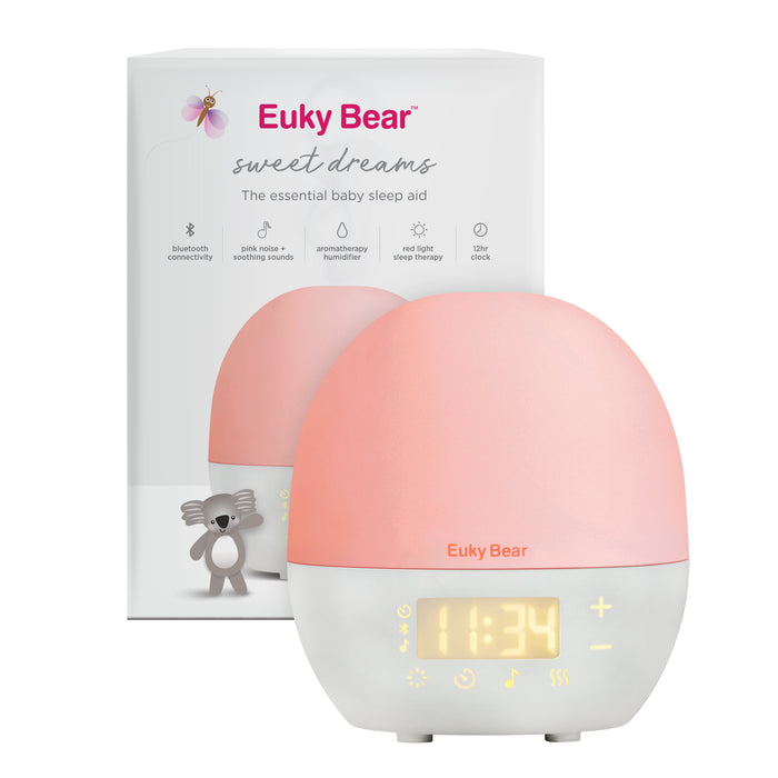 Say hello to better bedtimes! With soothing pink noise and lullabies, a calming red light glow, Bluetooth streaming, and a gentle aromatherapy mist, this clever all-in-one sleep aid makes bedtime routines smoother and sweeter. Plus, the handy clock display keeps everything on track.