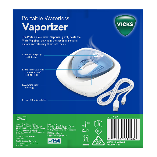 Vicks Portable Waterless Vaporizer