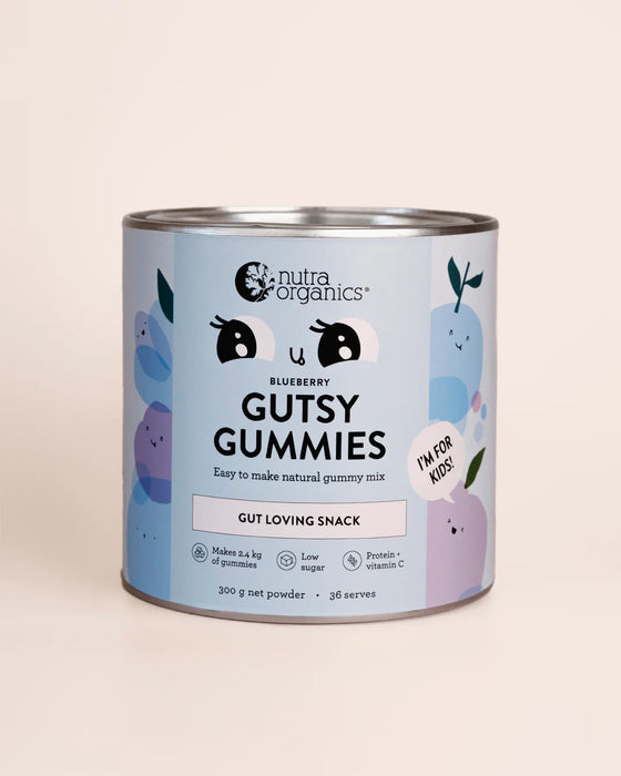 Nutra Organics Kids Gutsy Gummies Blueberry 300g