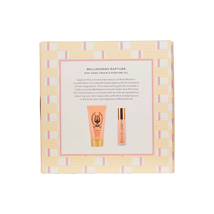 MOR 2025 Christmas Belladonna Rapture Mini Hand 50ml & Perfume Oil 9ml Set