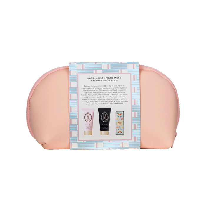 MOR 2025 Christmas Marshmallow Wilderness Hand & Nail Cream 50ml & Foot Balm 50ml Mini Trio