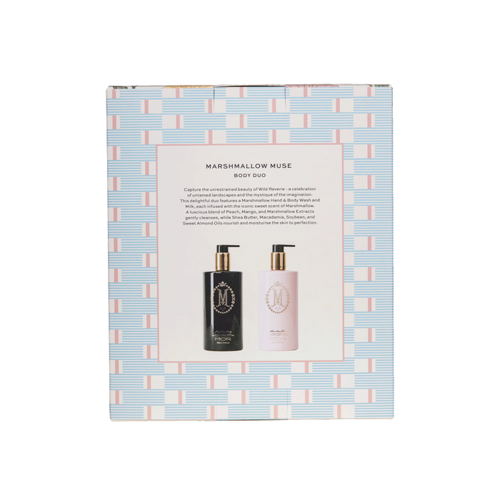 MOR 2025 Chritsmas Marshmallow Muse Hand & Body Wash 500ml & Hand & Body Milk 500ml Body Duo