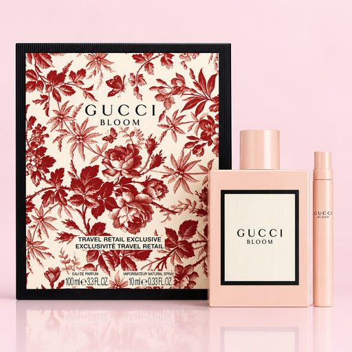 Gucci Bloom 2 Piece EDP Gift Set 100ml EDP + 10ml Travel Spray.