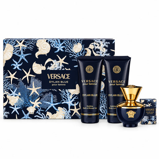Versace Dylan Blue Pour Femme 4 Piece Gift Set.