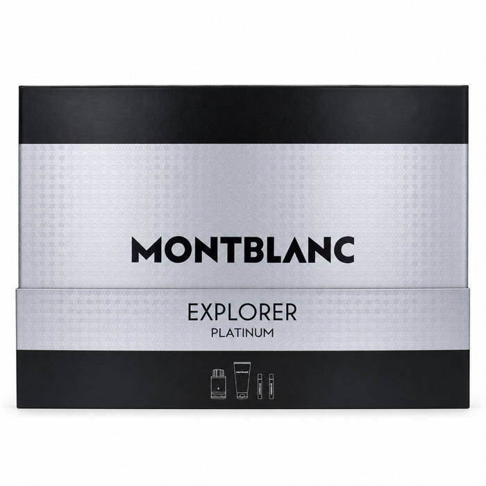 Mont Blanc Explorer Platinum 4 Piece EDP Gift Set.