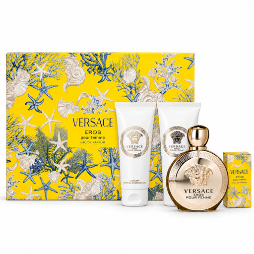 Versace Eros Pour Femme EDP 4 Piece Gift Set.