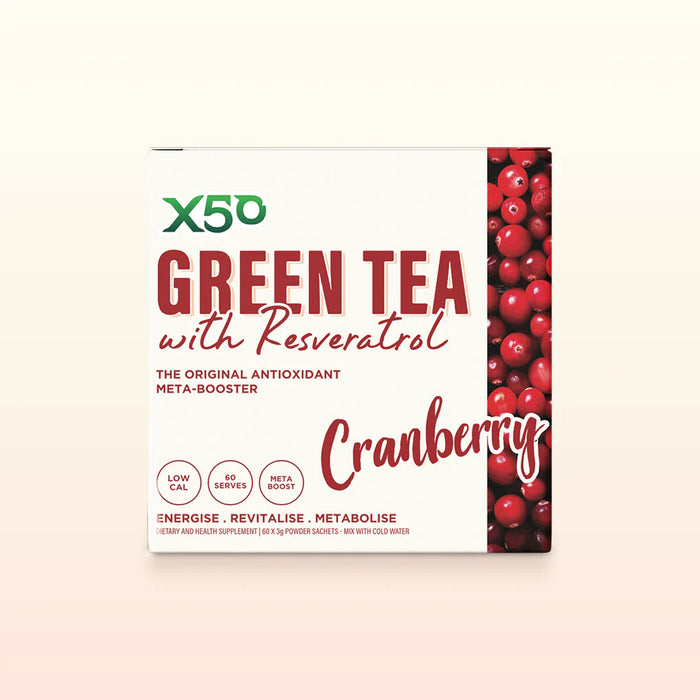 Green Tea X50 Cranberry Sachets 60