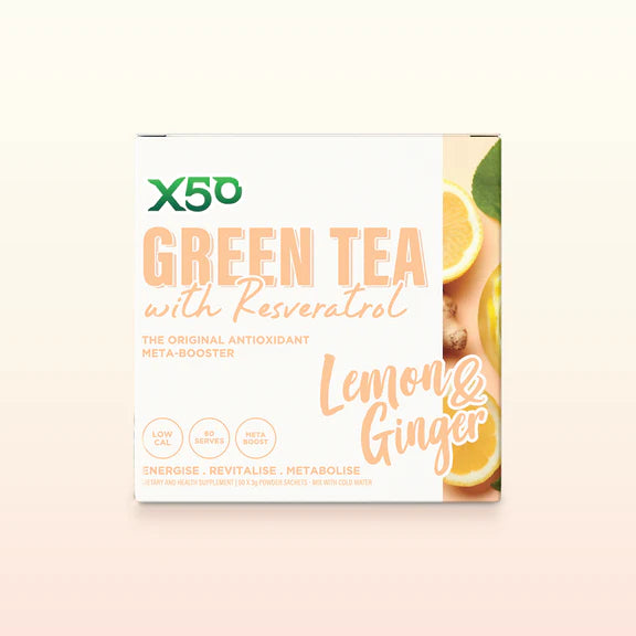 Green Tea X50 Lemon & Ginger Sachets 60