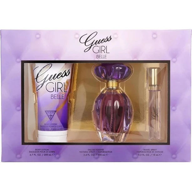 Guess Girl Belle 100ml + 15ml EDT & 100ml Body Lotion Gift Set
