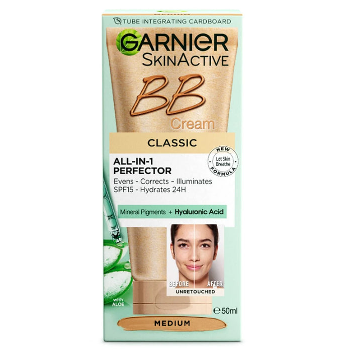 Garnier BB Cream All-In-One Perfector Classic Medium SPF 15 50mL.