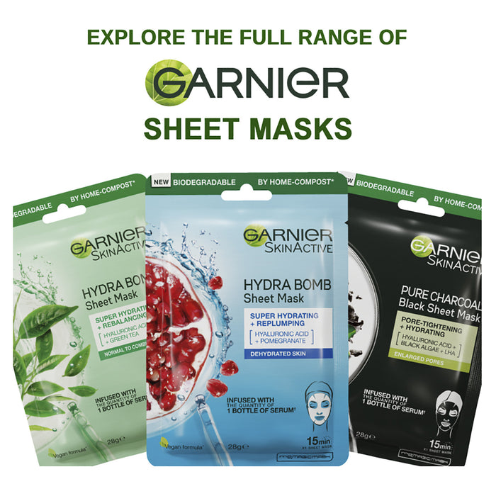 Garnier Hydra Bomb Hyaluronic Acid + Coconut Water Eye Sheet Mask 6g