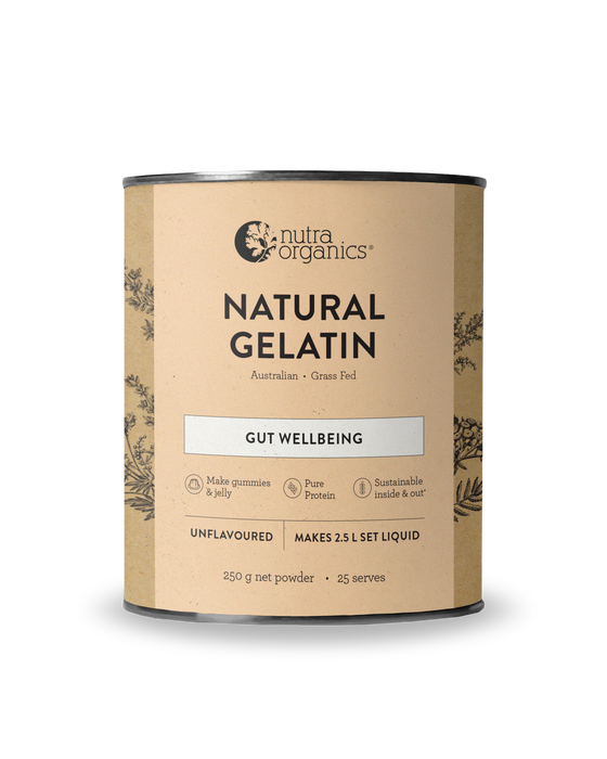 Nutra Organics Natural Gelatin 250g