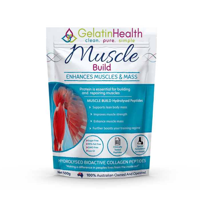 Gelatin Health Muscle Build Collagen 500g