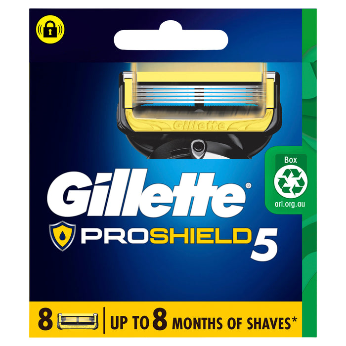 Gillette Fusion Proshield Blade Refills 8 Pack