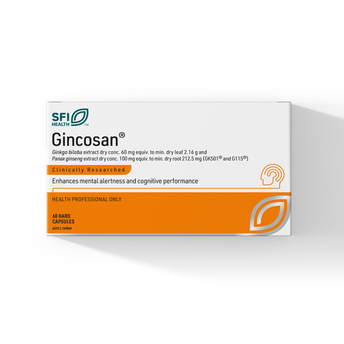 Gincosan 60 Capsules.