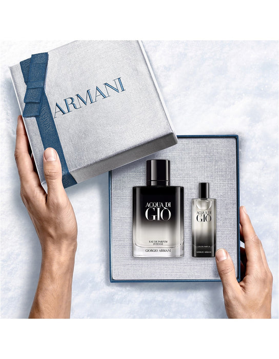Giorgio Armani Acqua Di Gio EDP Intense 100ml & EDP 15ml Gift Set.