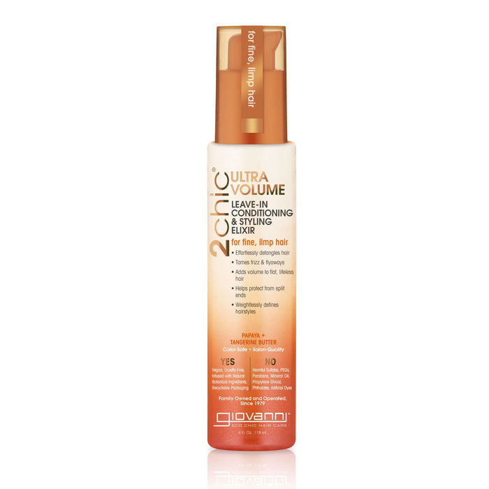 Giovanni 2Chic Ultra Volume Leave In Conditioning Elixir 118ml