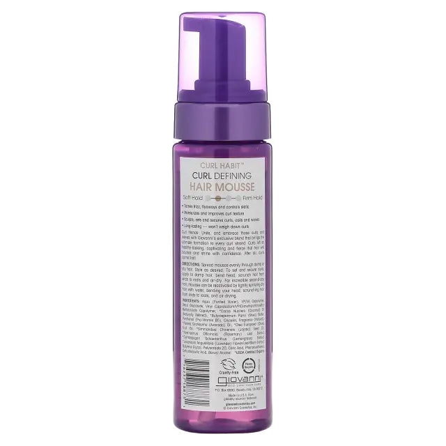 Giovanni Curl Habit Curl Defining Hair Mousse 207ml