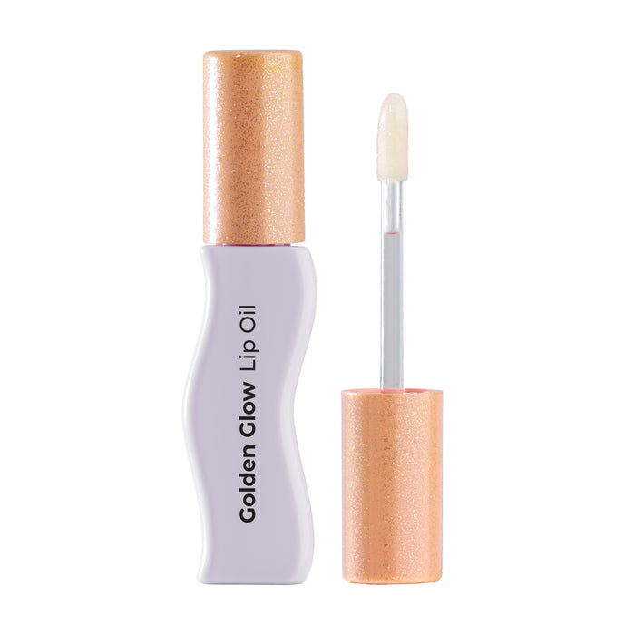 MCo Beauty Golden Glow Lip Oil Coconut Cream Shimmer