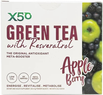Green Tea X50 Apple Berry Sachets 60