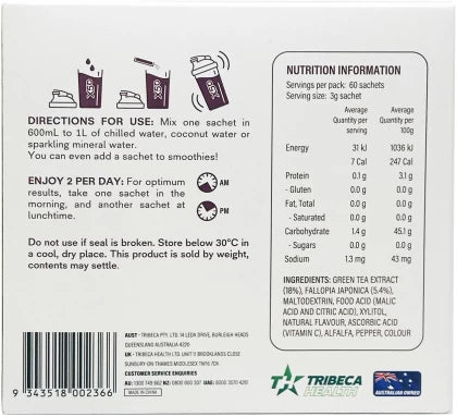 Green Tea X50 Apple Berry Sachets 60