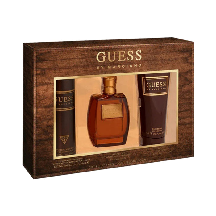 Guess By Marciano For Men 3 Piece Gift Set 100ml Edt