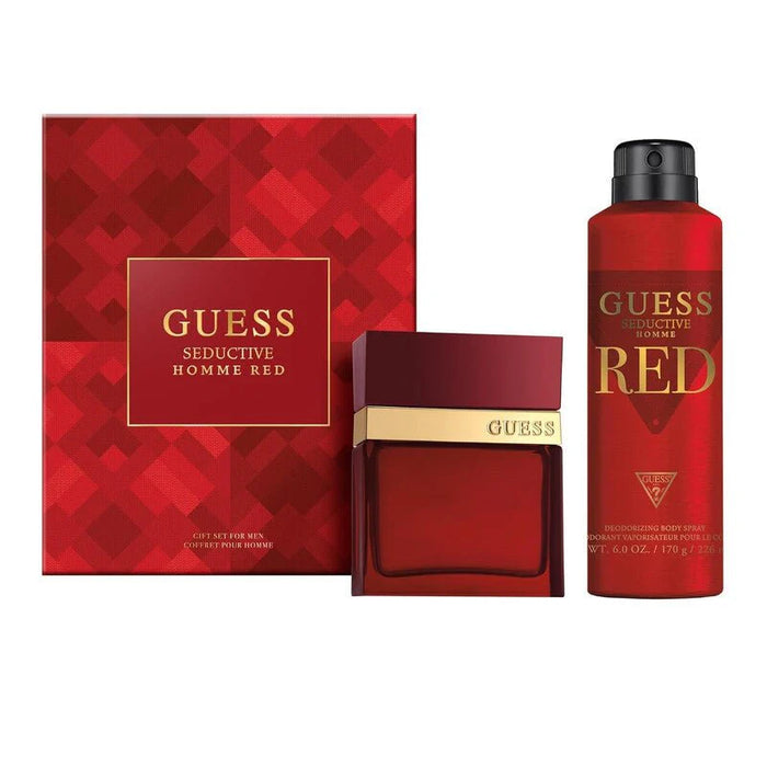 Guess Seductive Homme Red EDT 50ml & Deodorizing Body Spray 226ml Gift Set