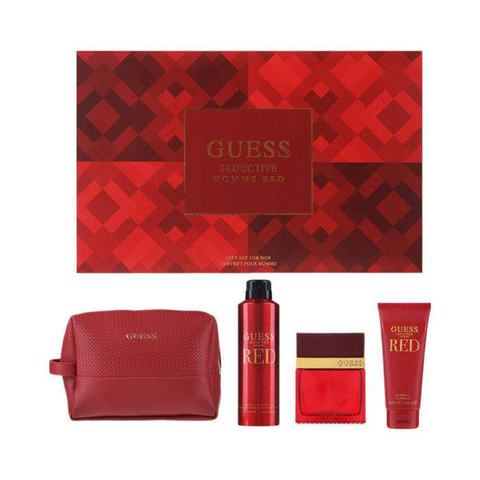 Guess Seductive Red 100ml EDT Gift Set 4 Piece