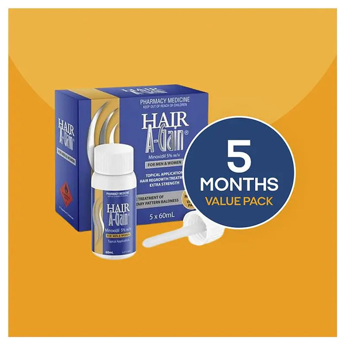 Hair A Gain 5 x 60ml Pack
