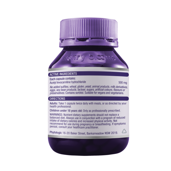 Henry Blooms Acetyl L-Carnitine 500mg 60 Capsules Giant Chemist Harbour Town Henry Blooms Acetyl L-Carnitine 500mg 60 Capsules Giant Chemist Harbour Town
