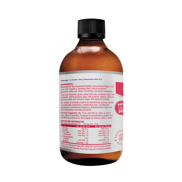 Henry Blooms Bio Fermented Cranberry 500ml.
