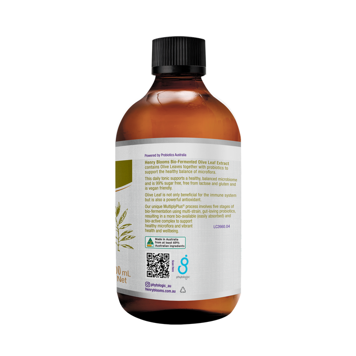Henry Blooms Bio Fermented Olive Leaf 500ml.