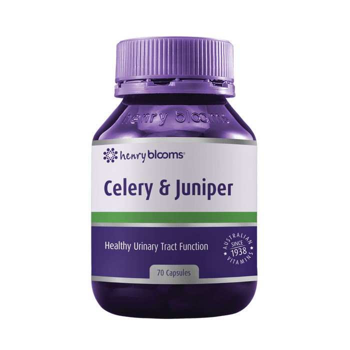 Henry Blooms Celery & Juniper 3000mg 70 Capsules.