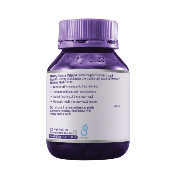 Henry Blooms Celery & Juniper 3000mg 70 Capsules.